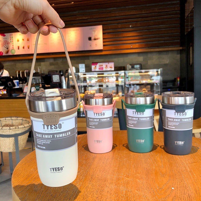 [Mã LIFEHLSALE1 giảm 10% đơn 150K] LY GIƯ NHIỆT TYESO 550ML - 710ML + TICKER