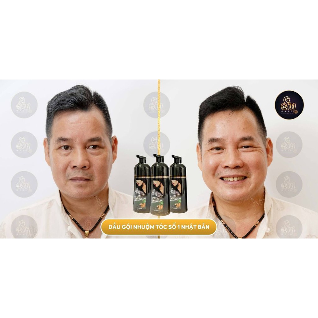 [Freeship]Dầu gội phủ bạc tóc sin hair- chuẩn- 500ml
