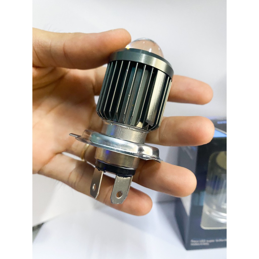 Đèn Pha Led Mini Bi Cầu Cos Vàng Pha Trắng
