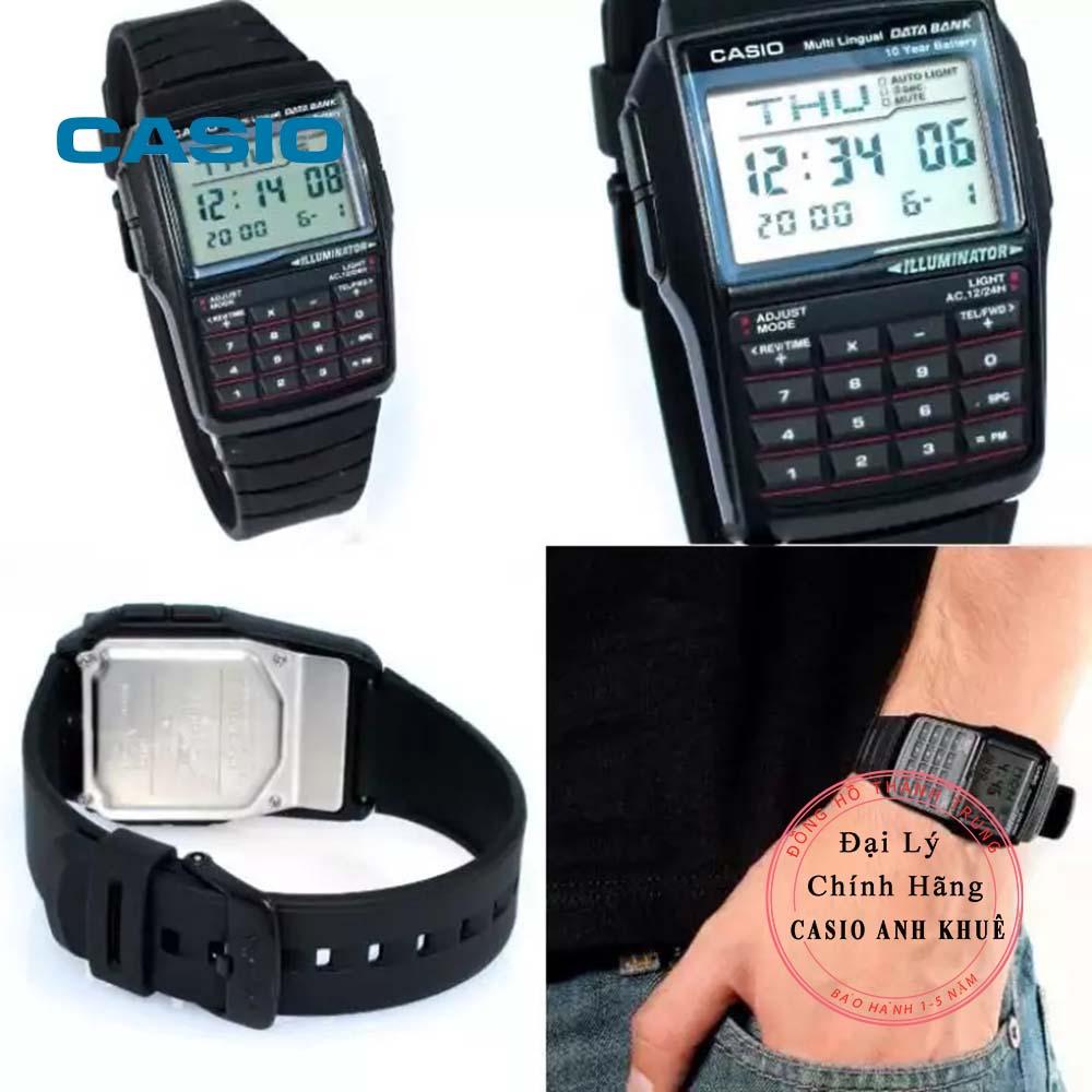 Đồng hồ nam Casio databank DBC-32-1A dây nhựa