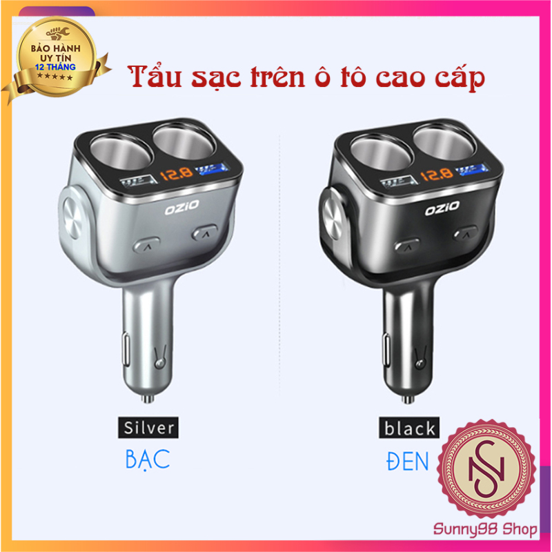 Bộ chia tẩu sạc ô tô bô chia tẩu sạc xe hơi nhanh đa năng orion