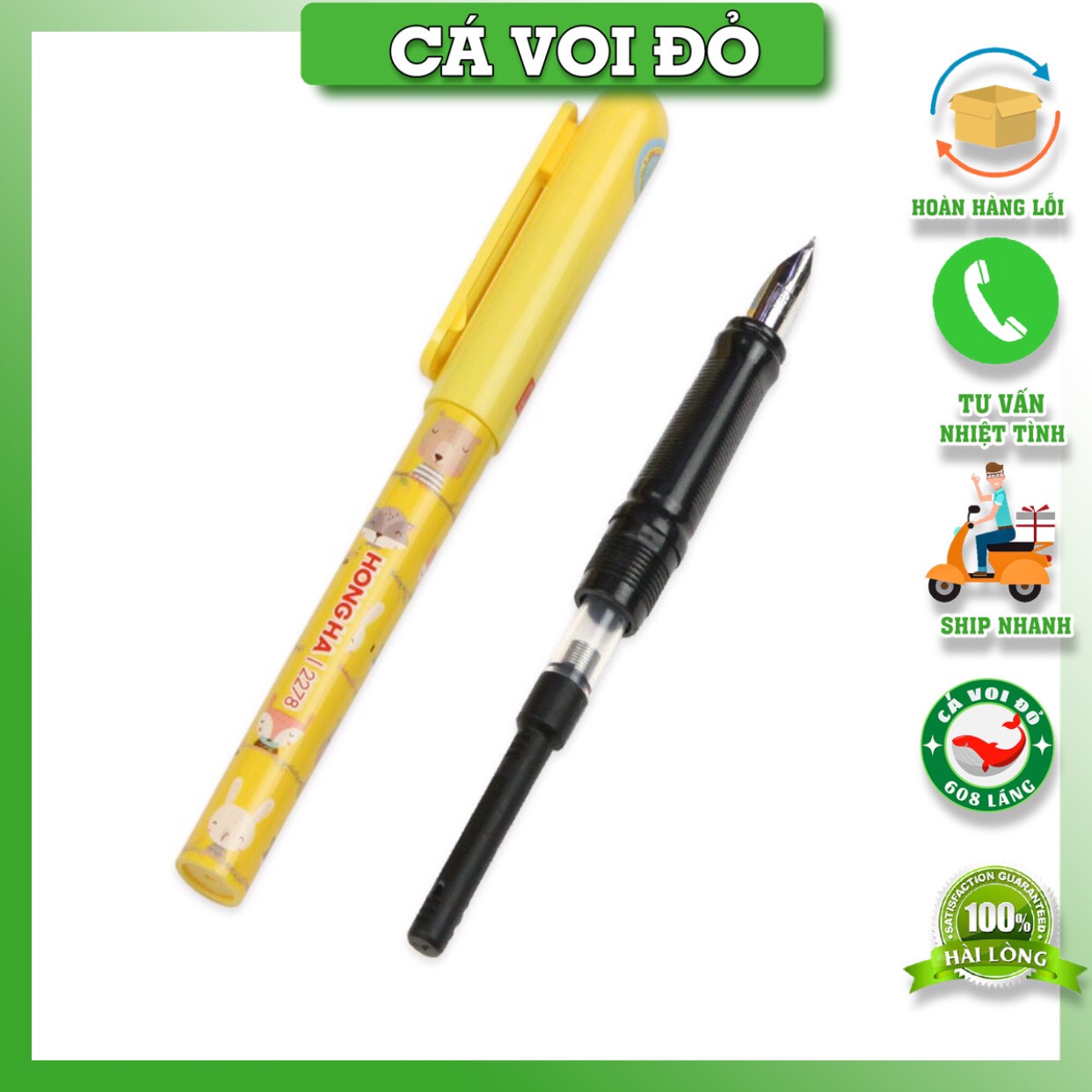 Bút máy nét hoa Hồng Hà Pattern Y01 2278