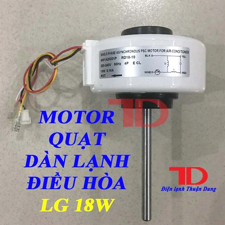 Motor quạt dàn lạnh điều hòa LG 18W - 30W - Điện Lạnh Thuận Dung