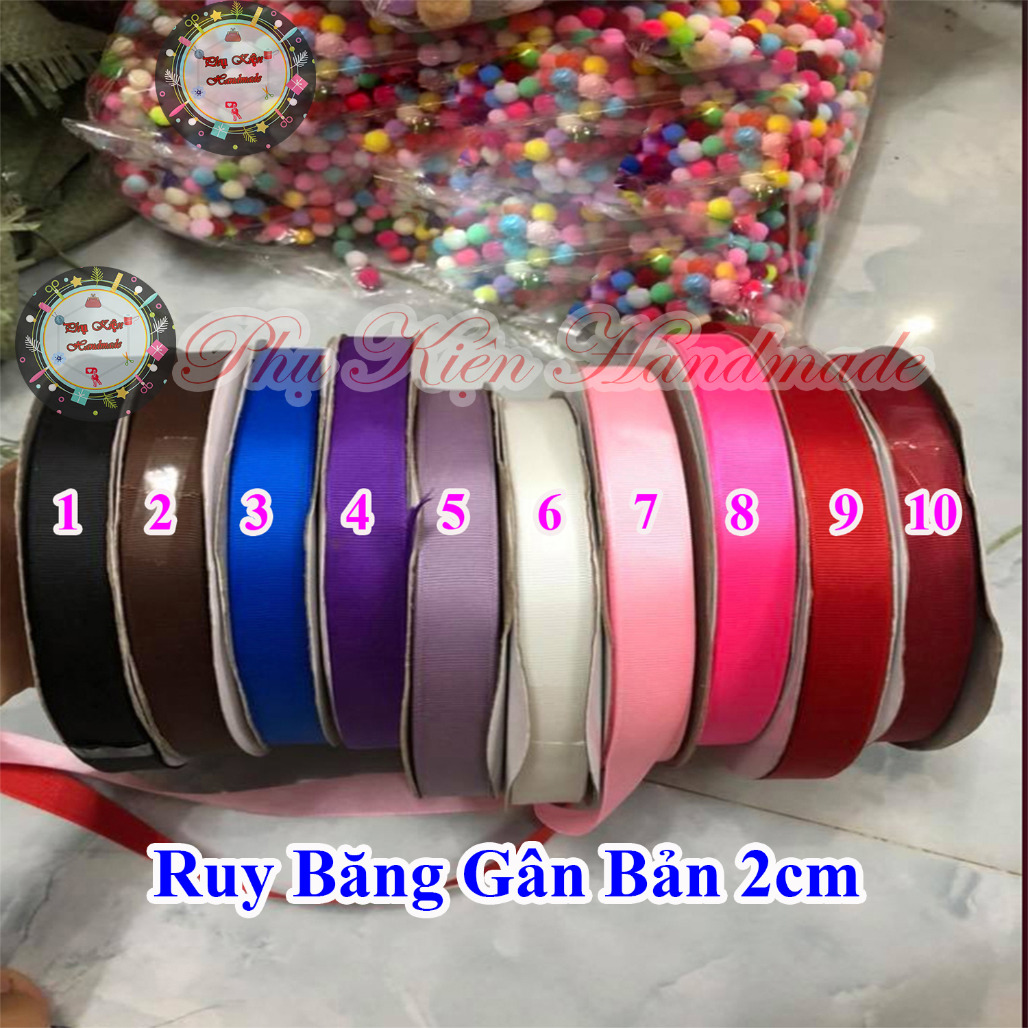 2cm Ribbed Ribbon, 15K/Meter