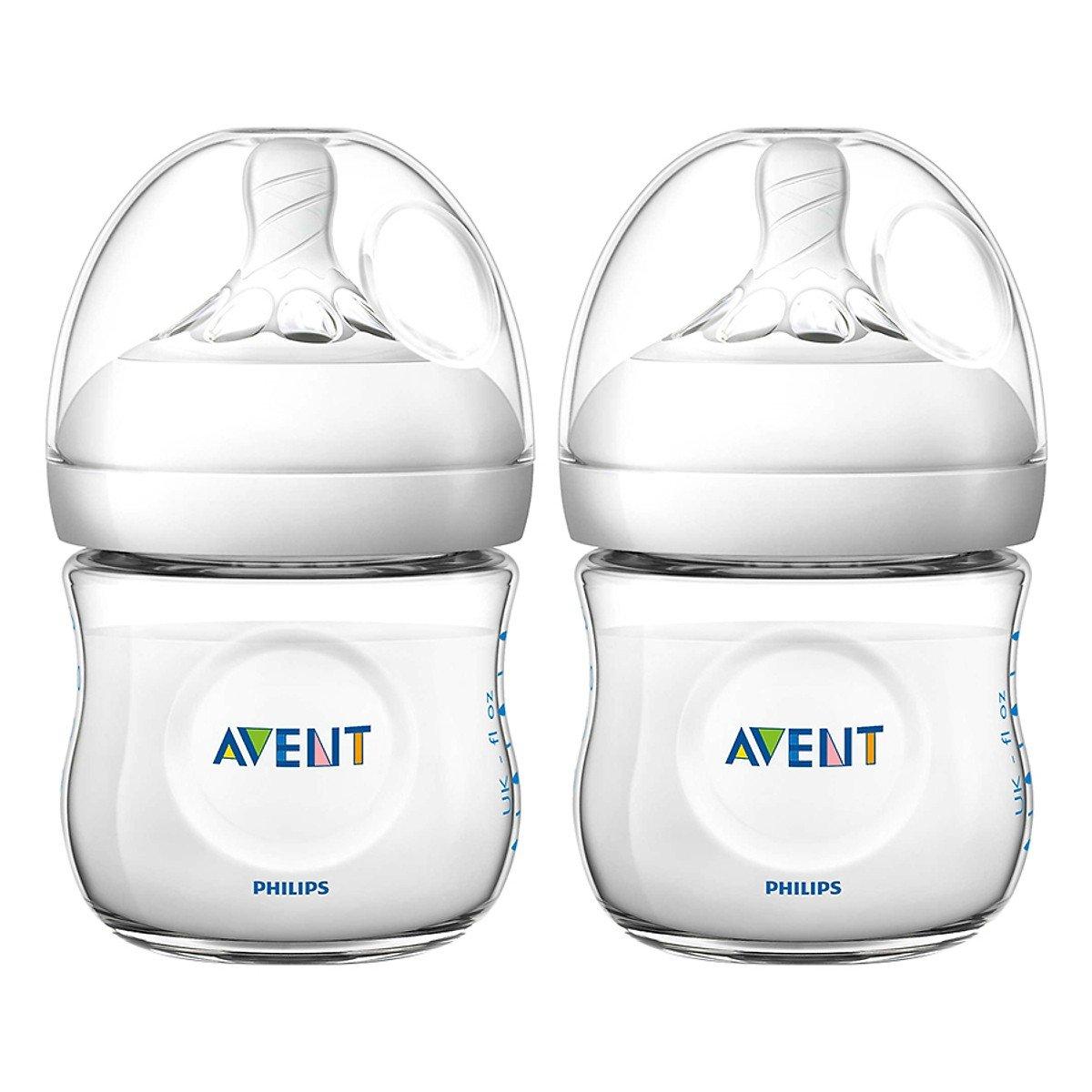 Bộ 2 bình sữa Philips Avent PP mô phổng tự nhiên 125ml