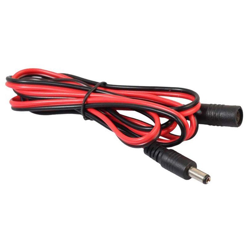 Bảng giá 1.5M Extension Cable DC5525 Male to Female DC 5.5x2.5 Laptop Monitor Power Cord Black + Red Phong Vũ