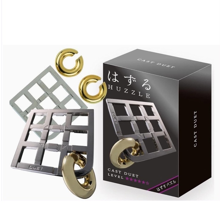 Duet puzzle brain teaser-double checked ring