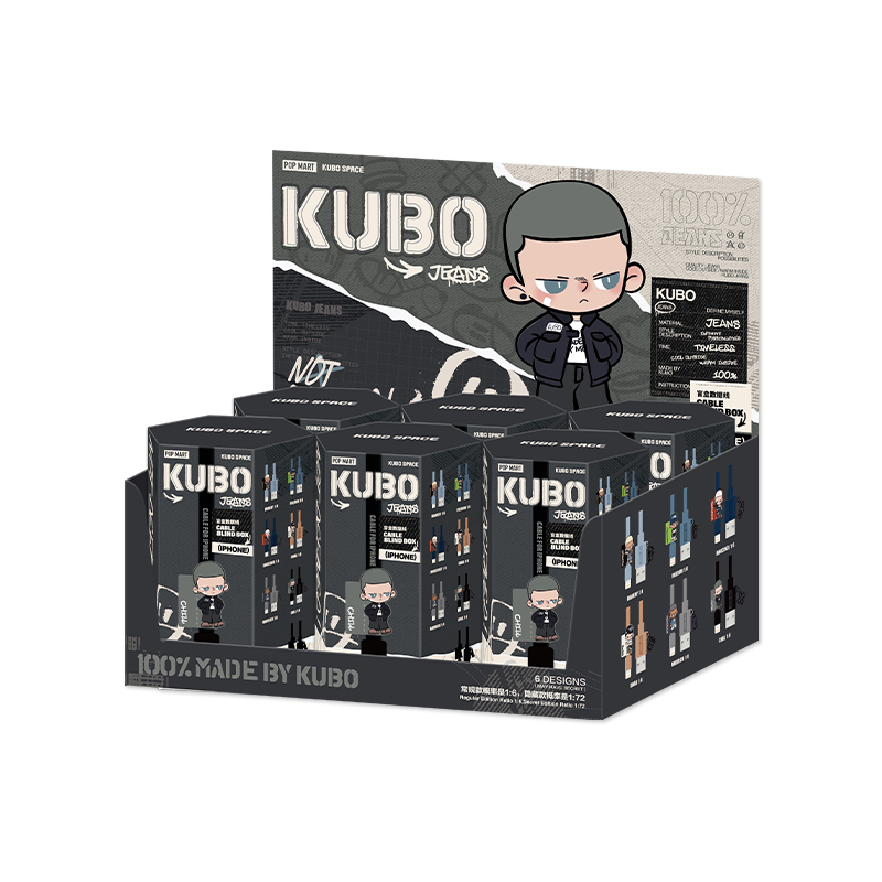 POP MART KUBO JEANS SERIES-Cable Blind Box(iPhone)(Type-C) Action Figures