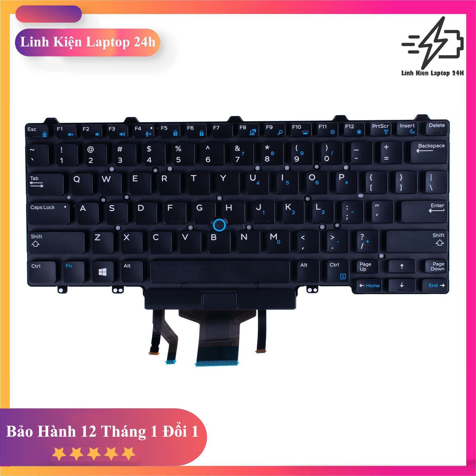Bàn phím laptop dell latitude e5450 e5470 e5480 e7450 e7470