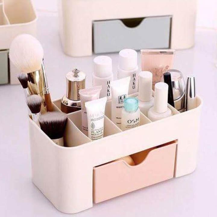 Kệ đựng mỹ phẩm rút 1 tầng