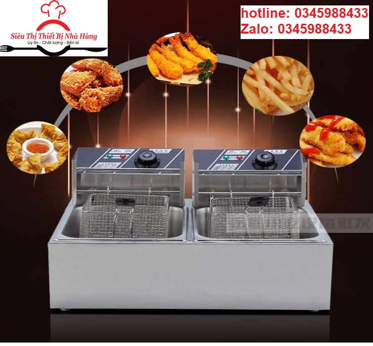BẾP CHIÊN NHÚNG ĐÔI DÙNG ĐIỆN 2 BUỒNG