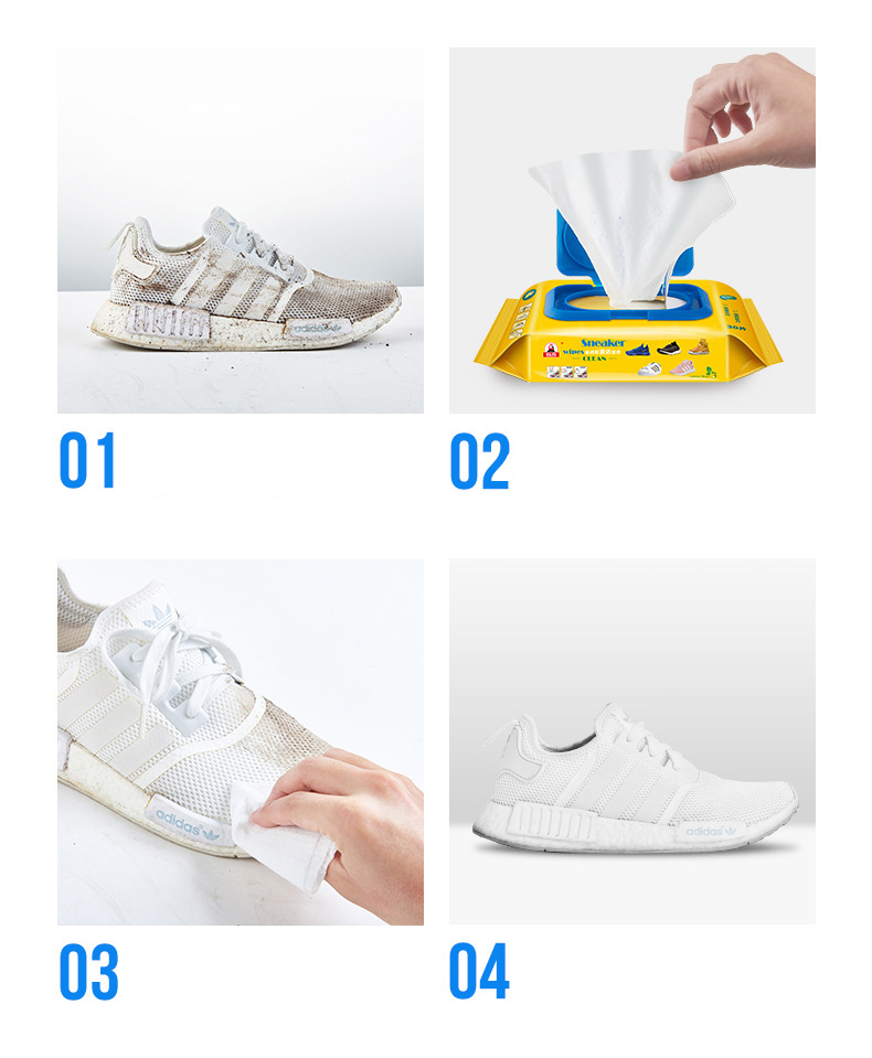 [HCM]Khăn giấy lau giày Sneaker chuyên dụng đa năng