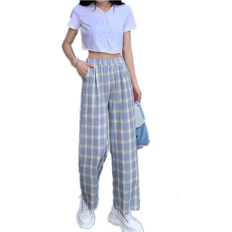 [SALE] Áo polo coptop quần kẻ nhiều màu