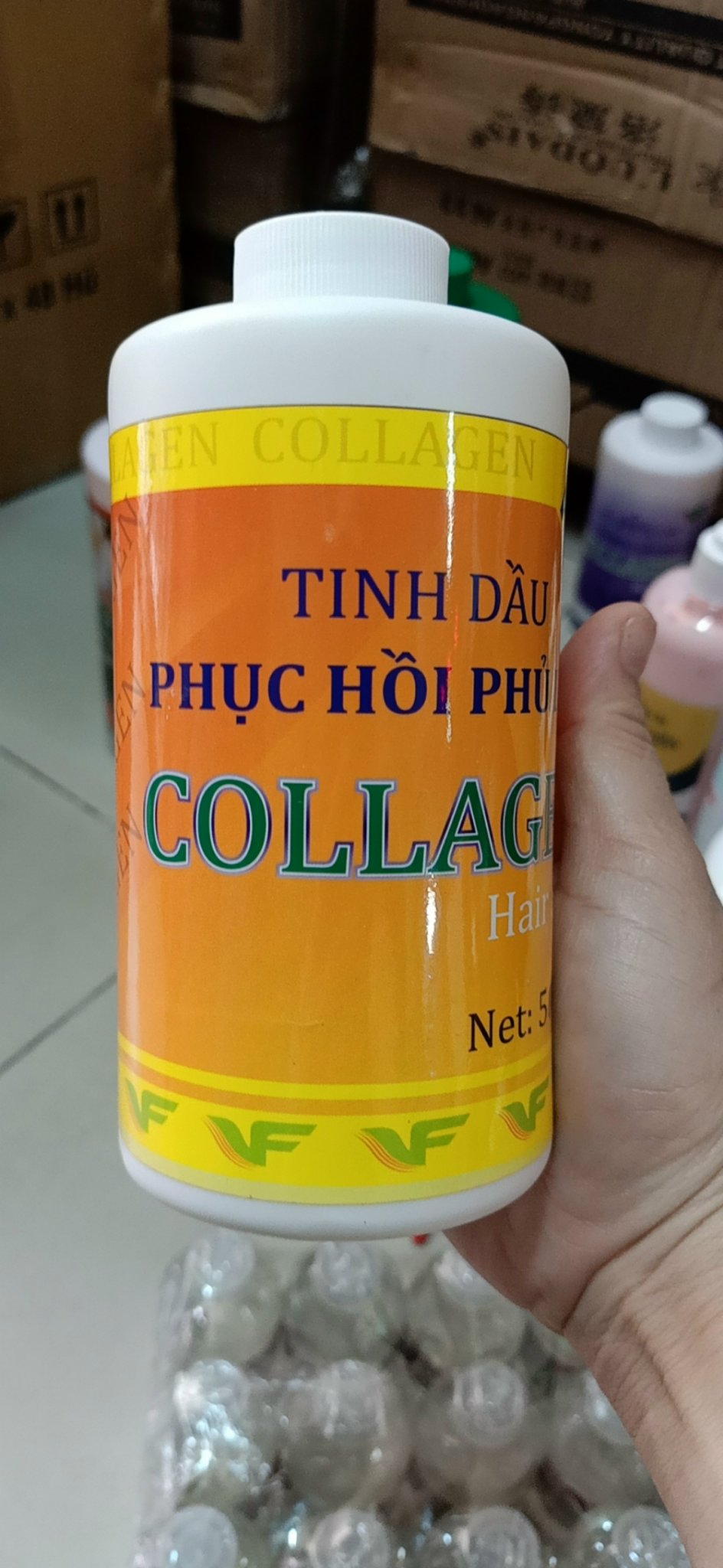 Tinh dầu phục hồi phủ lụa Collagen Hair Sille - 500ML/1000ML
