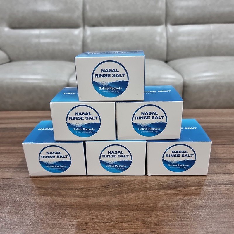 Muối Rửa Mũi Nano Bạc. Muối Sinh Lý Waterpulse Nasal Rinse Salt làm sạch nghẹt mũi, viêm mũi dị ứng, viêm xoang.