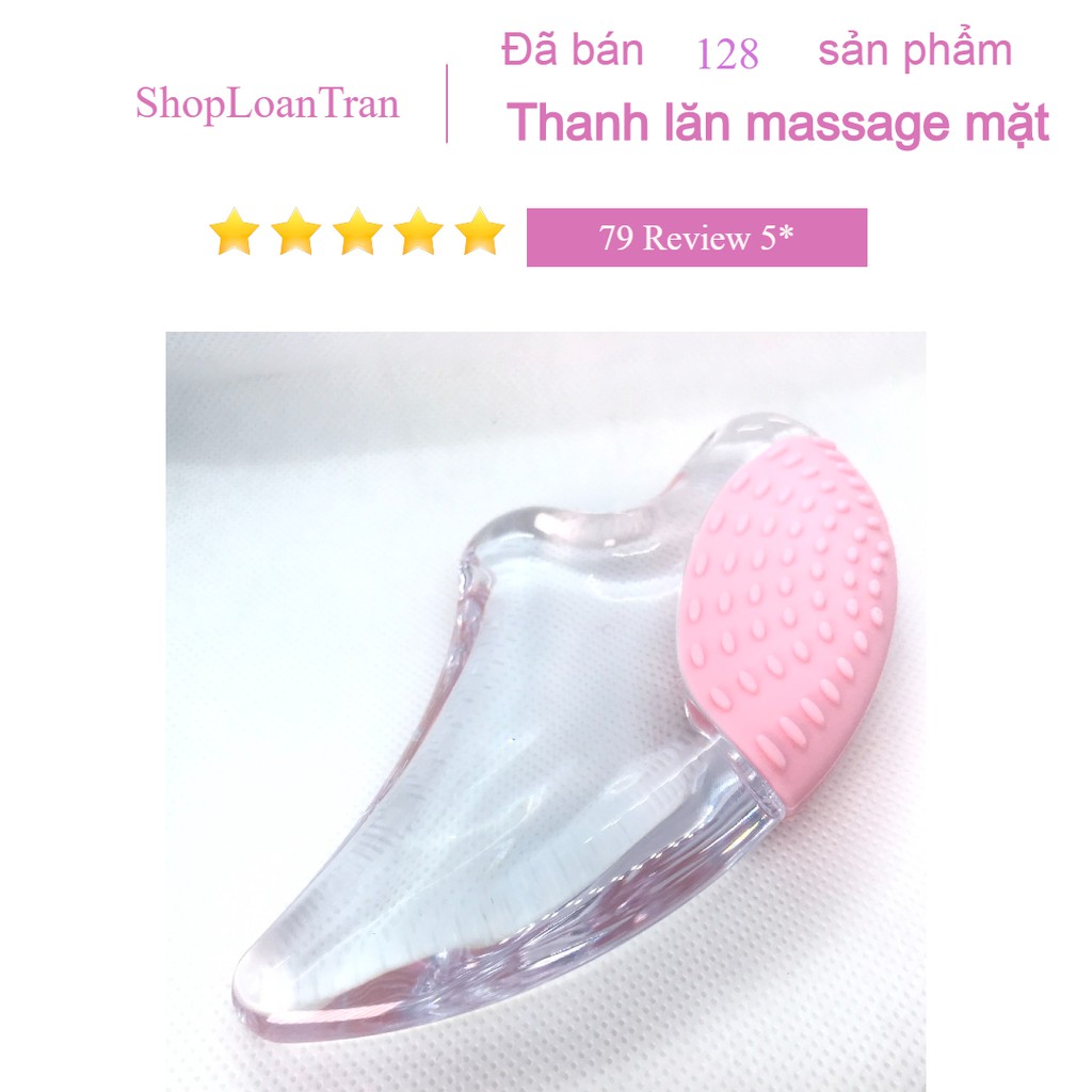 Thanh Lăn Massage Mặt Đá Lạnh Kháng Khuẩn Giúp Làm Căng Da Mặt