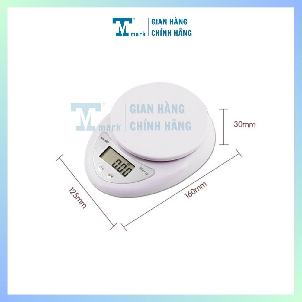 Cân điện tử mini WH-B05 5kg (Cân nhà bếp) Tmark