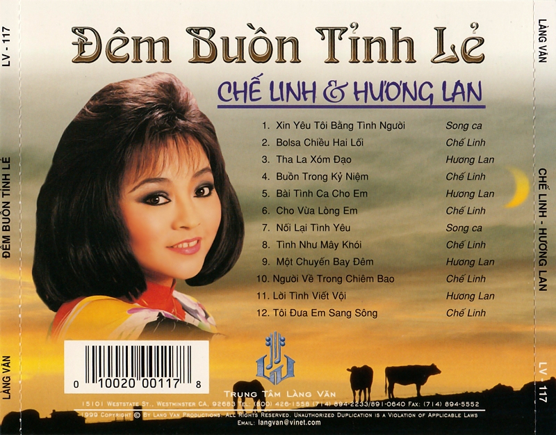 [MDCD] Đĩa CD Chế Linh Hương Lan Tuyển chọn