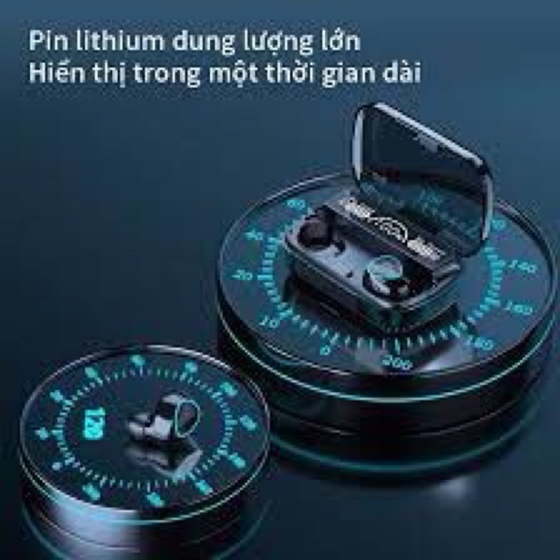 Tai Nghe Bluetooth M10 Pro, Tai Nghe Không Dây M10 Pro Phiên Bản Nâng Cấp Pin Trâu, Nút Cảm Ứng Tự Động Kết Nối