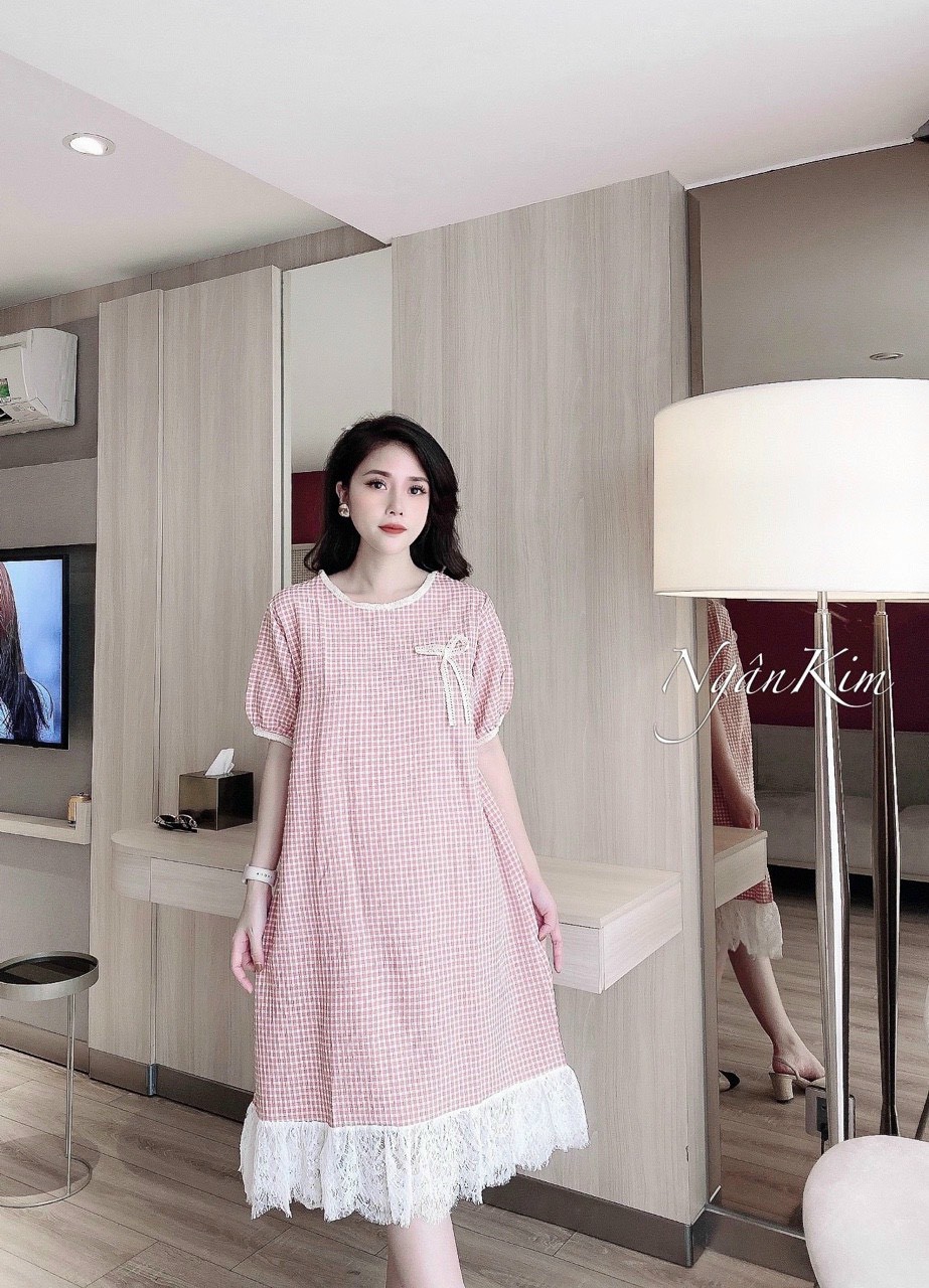 đầm bầu suông, đầm bầu giá rẻ, đẹp