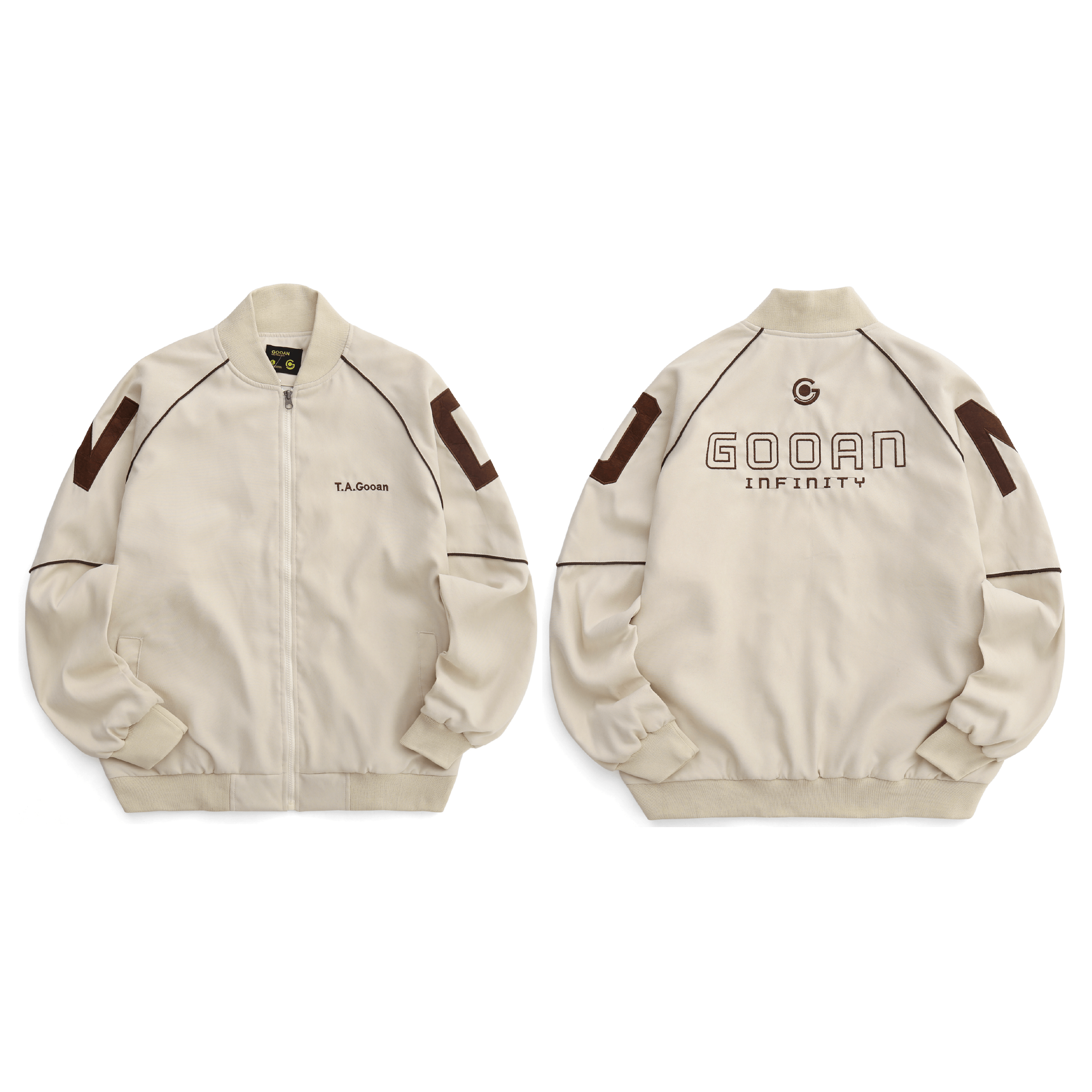 Áo Khoác Bomber Varsity Gooan Infinity Form Rộng