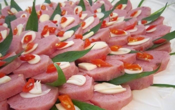 Lá chuối giả gói nem chua, chả lụa size 32*32 (gói 200-300gram nem chả)
