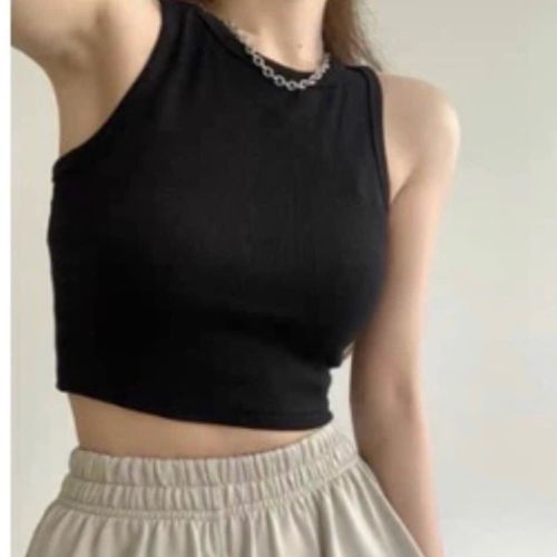 Áo croptop nữ , Áo croptop 3 lổ sát nách dáng ngắn nữ chát thun coton co giản mèm mại , áo ba lỗ trẻ trung năng động thời trang gợi cảm cho phái nữ KVIND_store08