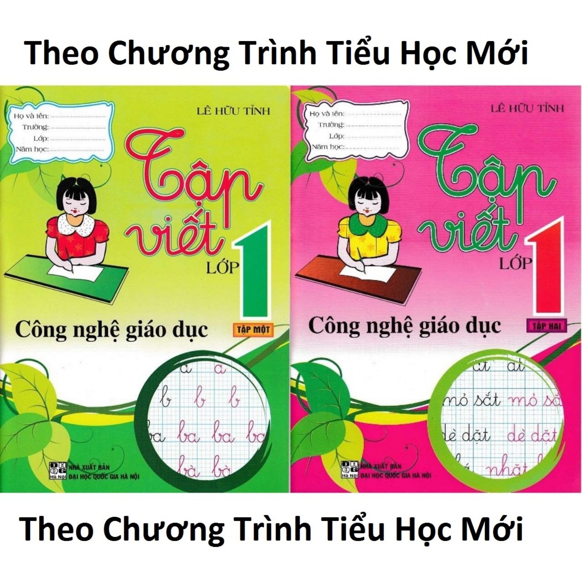 Combo tập viết lớp 1 - công nghệ giáo dục - - theo chương trình tiểu học mới