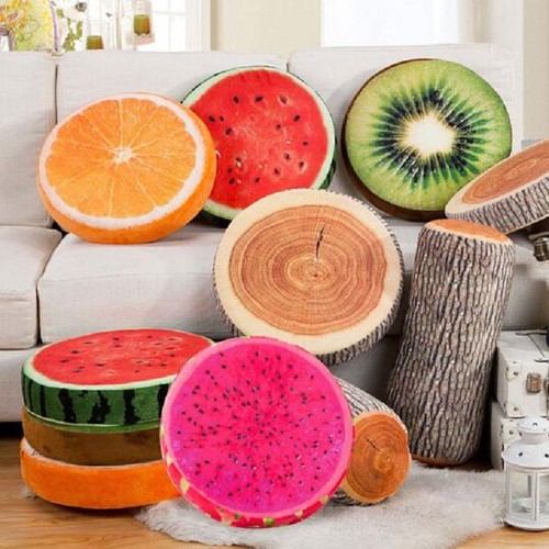 Gối 3d trái cây - gối tựa lưng 3d