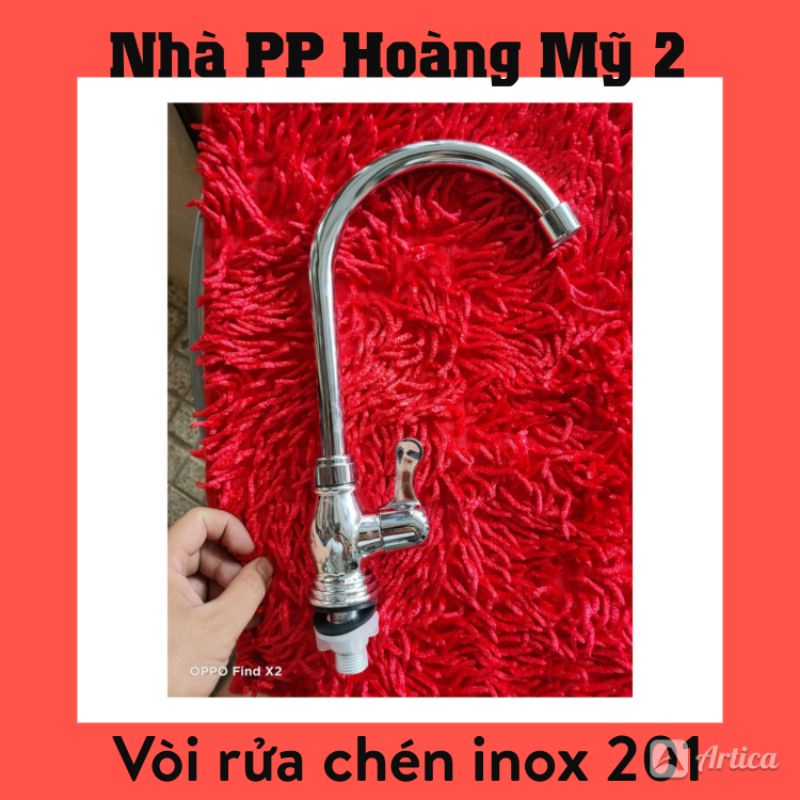 [HCM]Vòi Rửa Chén Bát Inox 201 - Giá Rẻ