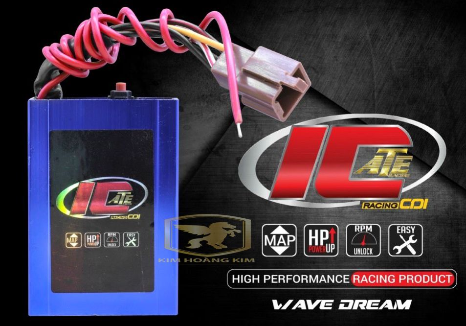 IC Tăng tốc ATE RACING 5 chấu hàng Tăng chỉnh 8 MAP gắn xe máy Wave Dream..Sử dụng Được ĐIỆN BÌNH và ĐIỆN MÁY