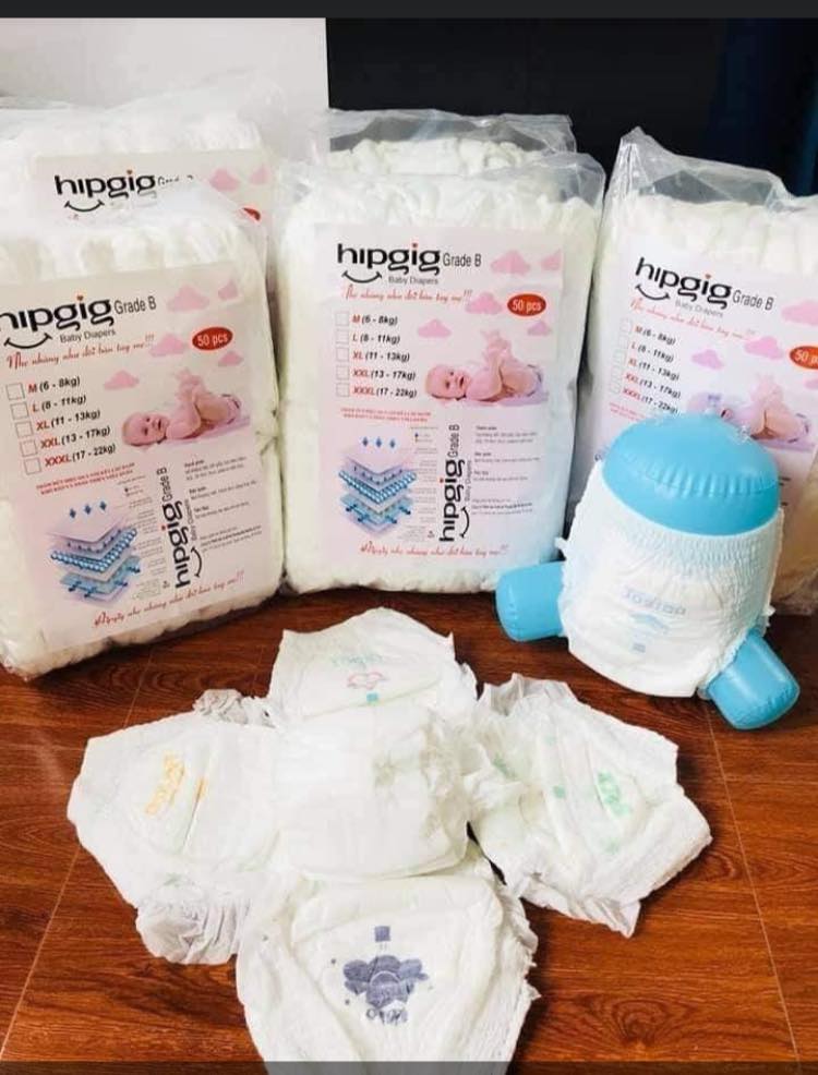 Combo 100 miếng bỉm quần Hipgig xuất nhật