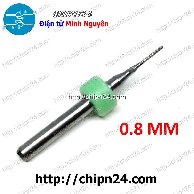 Mũi phay mạch in cnc 0.8mm