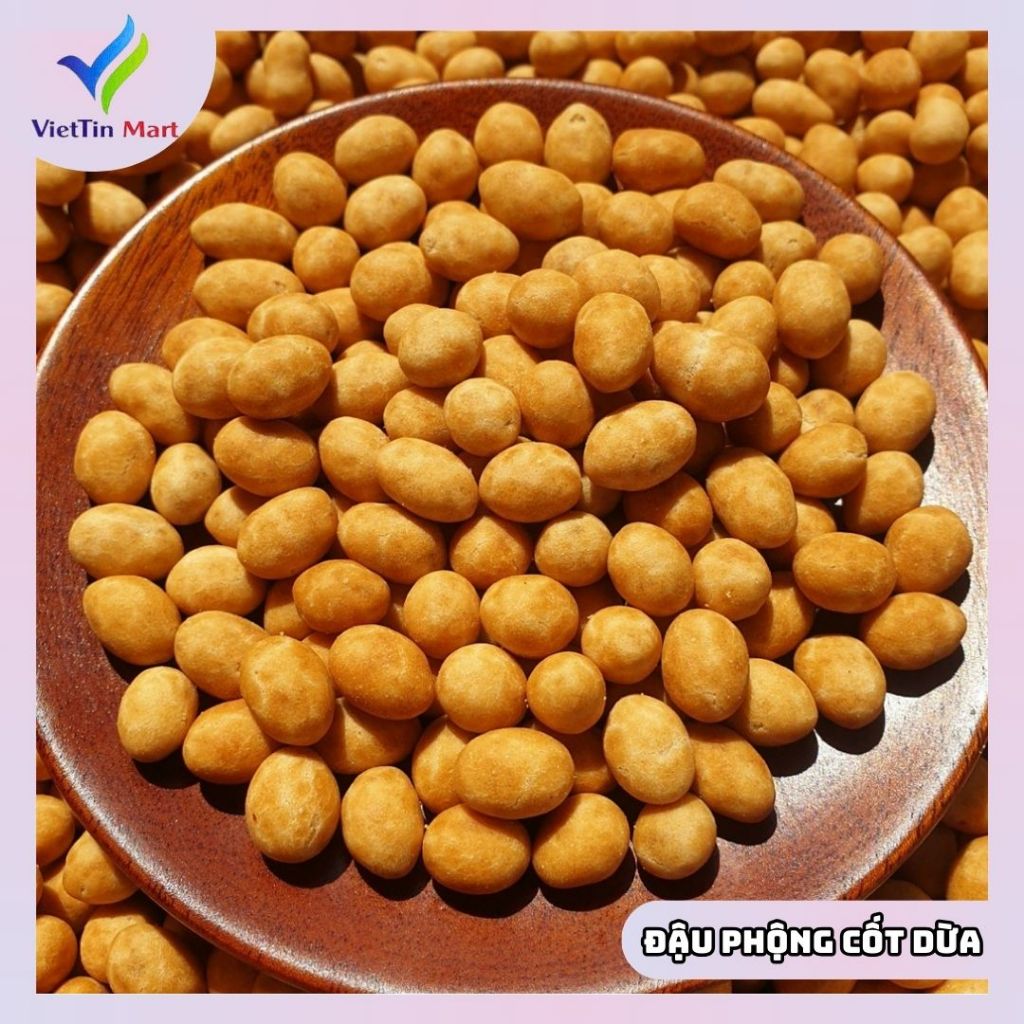 Đậu Phộng Da Cá Nước Cốt Dừa 500g Viettin Mart