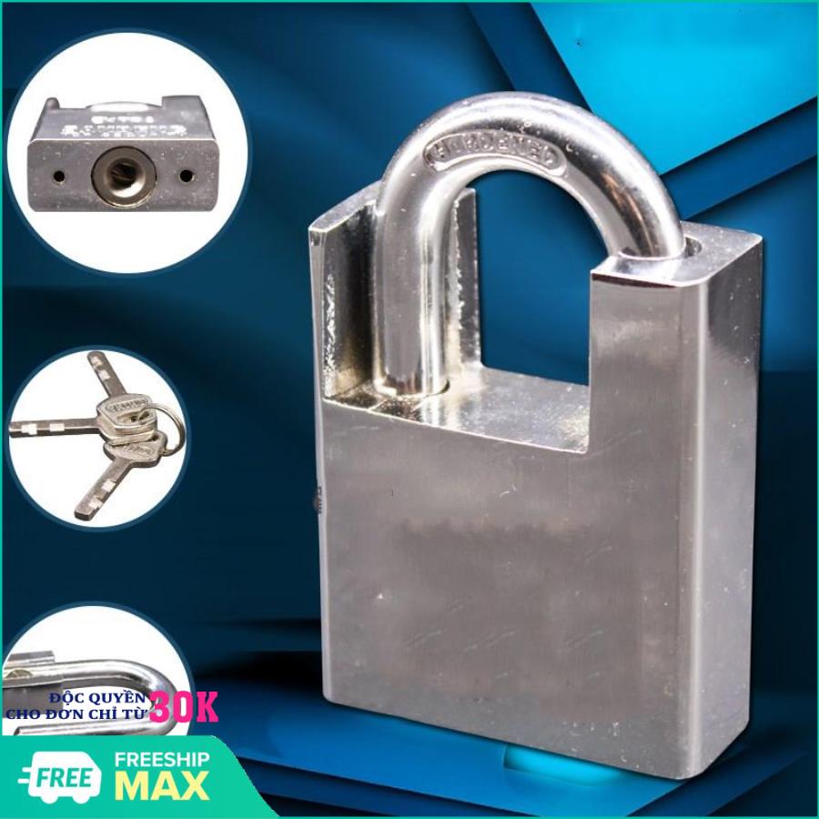 Ổ khóa chống cắt Byland thép không gỉ giá rẻ - Ổ khóa chống cắt - Ổ khóa Byland 60mm - O khoa nha, khoa chong cat (2019)