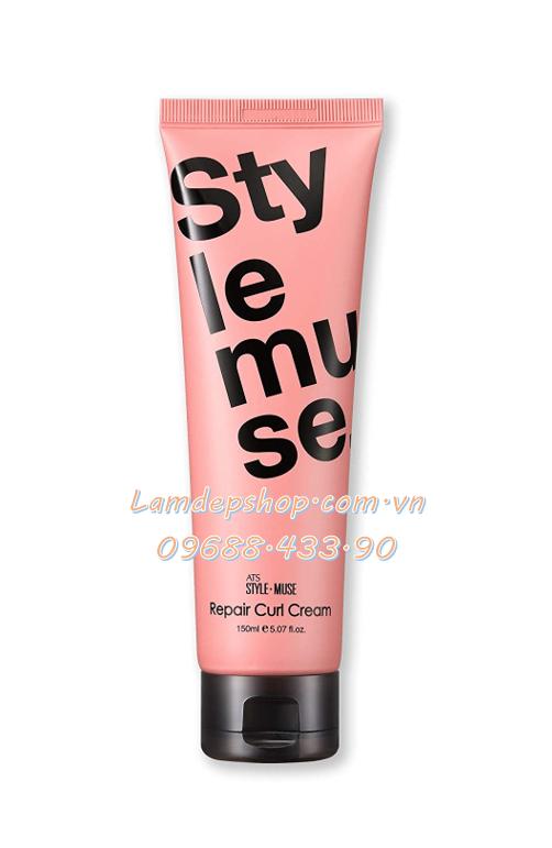 Tạo Kiểu Cho Tóc Xoăn Create - ATS Stylemuse Repair Curl Cream (150ml)