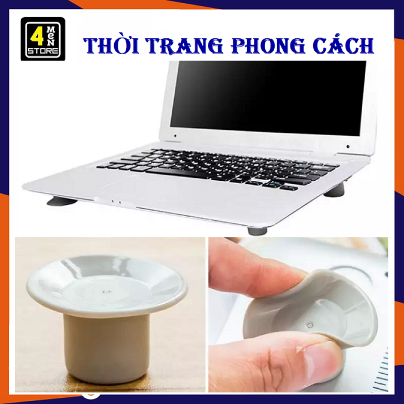 Bảng giá ⚡ Tjll Tjll ⚡ Bộ Nút Chống Nóng Laptop Tiện Ích - Combo 4 Nút Chống Nhiệt Cho laptop - Nút Đỡ Chống Nóng Cho Laptop Chuyên Dụng ( Bộ 4 Nút ) Phong Vũ