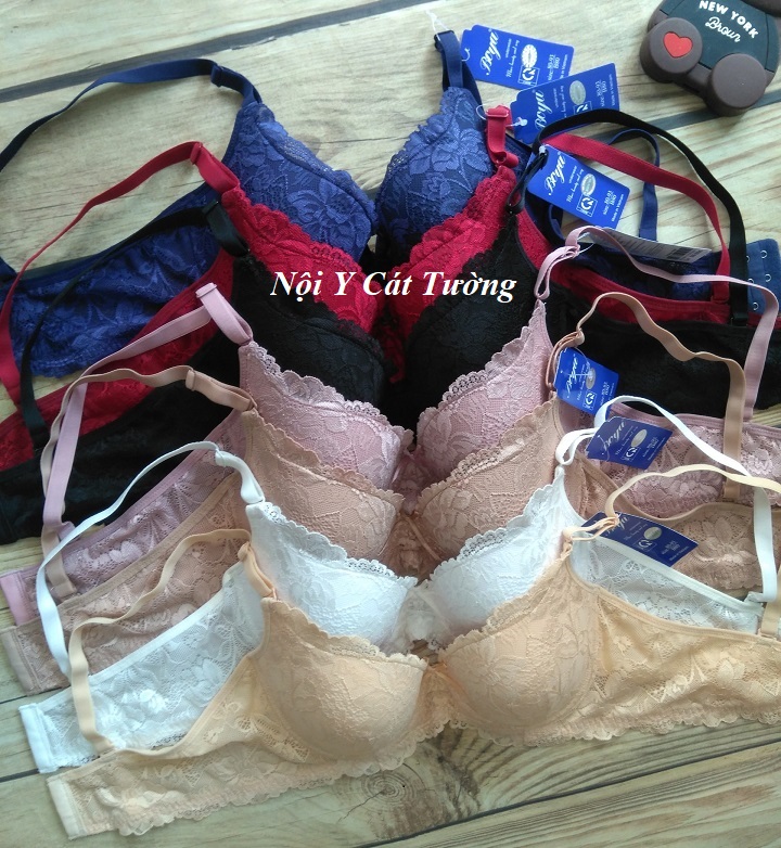 Áo Ngực Boya mỏng ren, 3 móc cài ( Có cúp A,B,C)