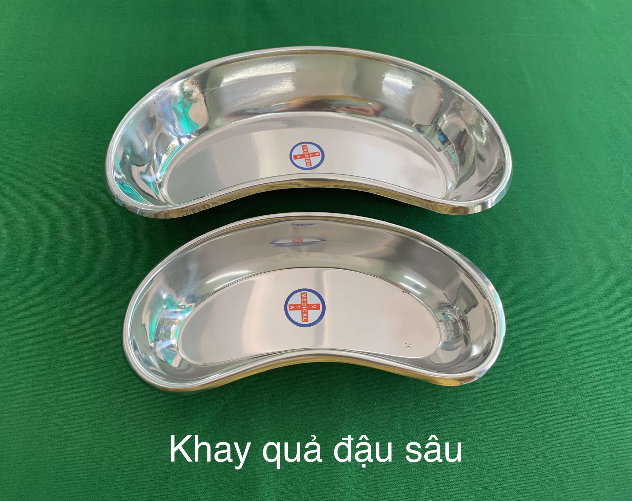 Khay quả đậu sâu inox y tế khay hạt đậu đựng dụng cụ inox spa thẩm mỹ