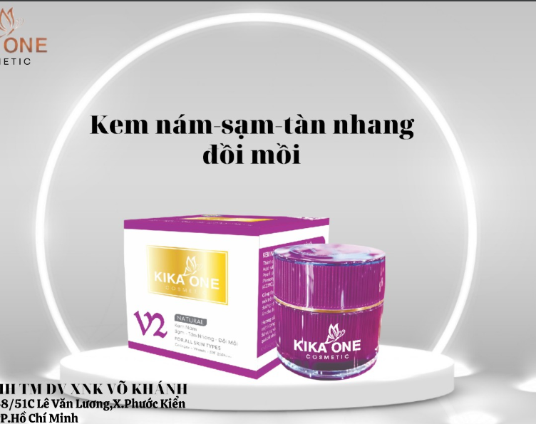 KEM KIKA ONE NÁM - SẠM - TÀN NHANG - ĐỒI MỒI 24G