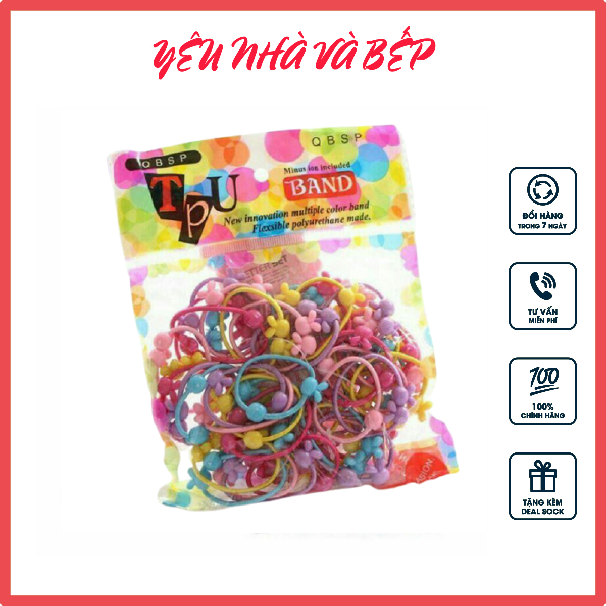 Bag 50 lanyard hair, Chun tie hair for girls