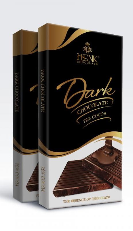 Socola đen 72% Henk thanh 50g và thanh 100g