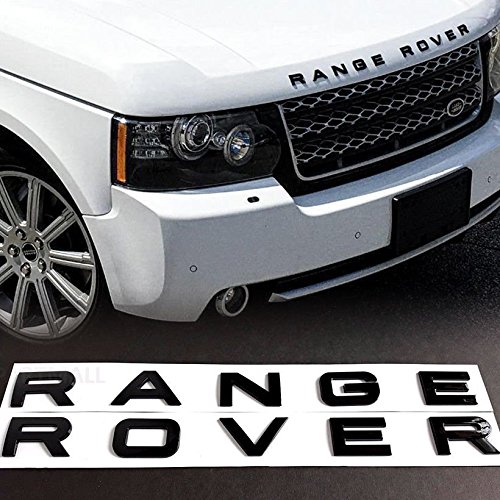 Tem Logo Chữ Nổi RANGE ROVER Dán Tráng Trí Xe - ĐEN