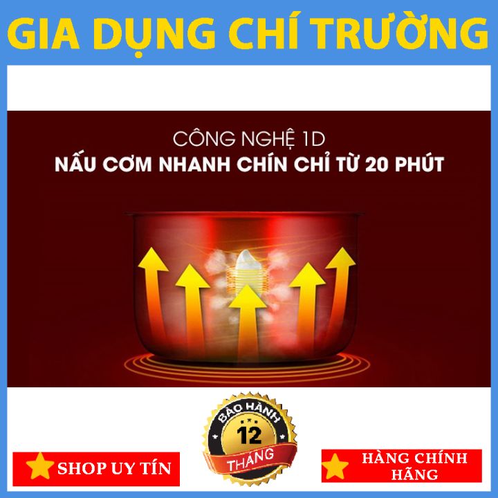 [NỒI CƠM ĐIỆN NẮP GÀI] Kangaroo KG12RC1 1.2 lít