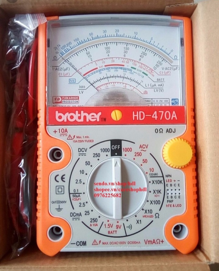 Đồng hồ vạn năng Brother HD-470A