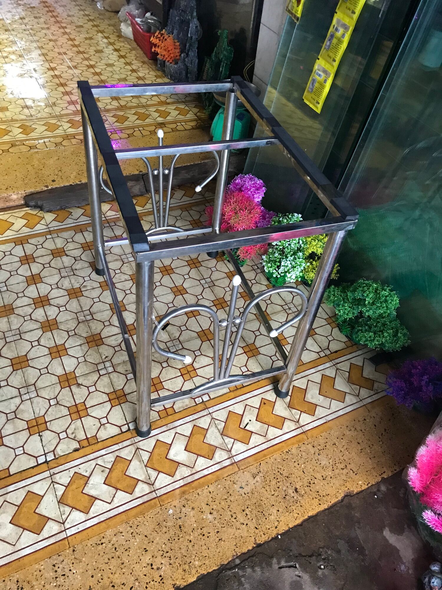 [FreeshipMAX] Chan hồ cá INOX 50*35*60 rất rẻ bền vá đẹp