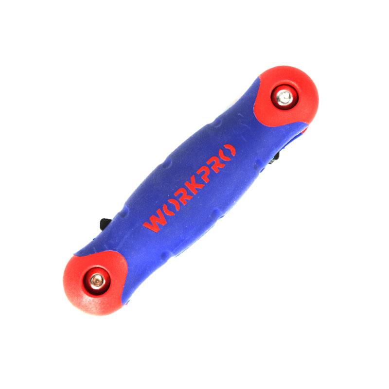 Bộ lục giác 8 chi tiết đầu sao Workpro W022003