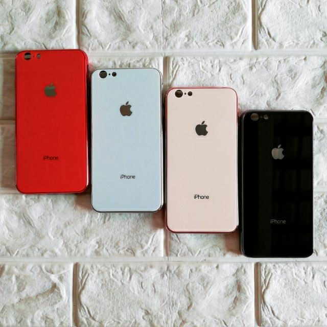 Ốp Lưng Kính Viền Dẻo Iphone 7 Plus/8Plus ( Lưng Kính Tráng Gương)