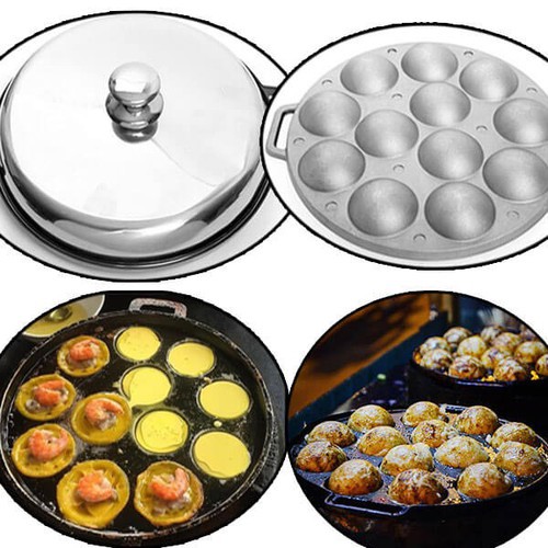 Khuôn đổ Bánh Khọt 10 Lỗ