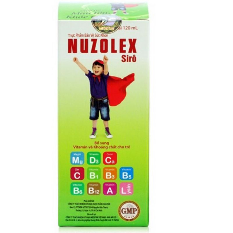 Siro tăng đề kháng nuzolex